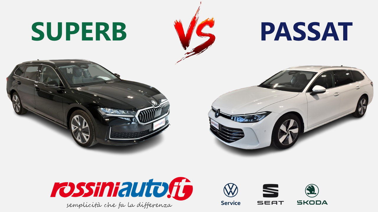 Volkswagen Passat vs Skoda Superb: dimensioni, motori, allestimenti, caratteristiche e differenze