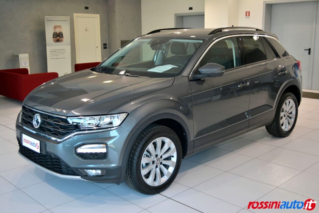 Volkswagen T Roc colore Indium Grey in tinta unita 1