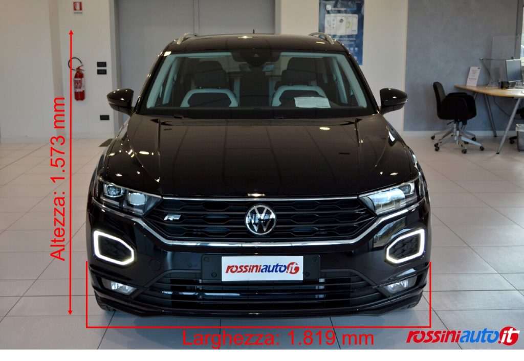 Differenze dimensioni tra Volkswagen T-Cross e T-Roc: altezza e larghezza