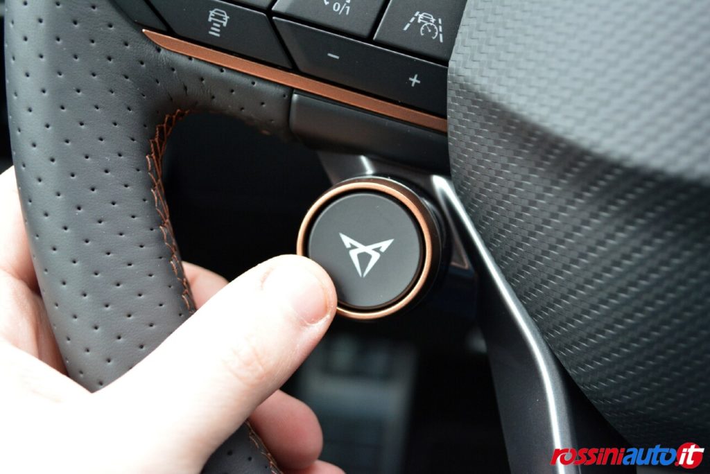 Pulsante settaggio Cupra Drive Profile Select