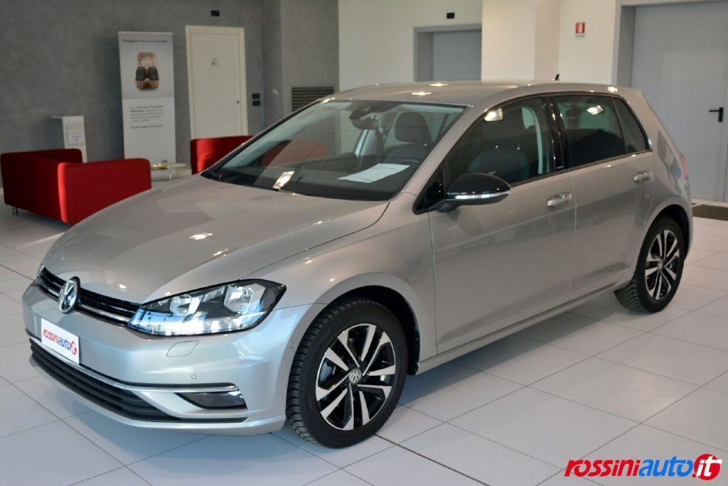 volkswagen golf 7 e restyling colore carrozzeria Argento Tungsteno